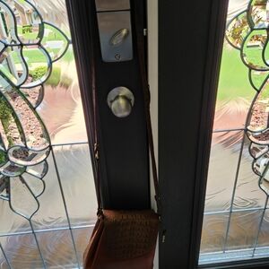 Brahmin Caramel Hamilton Pecan Crossbody Bag